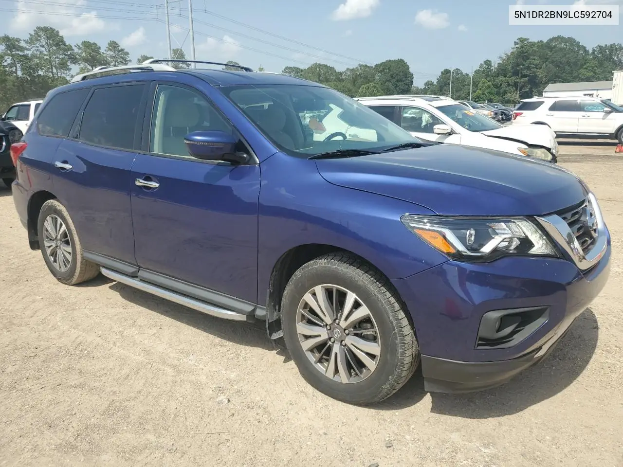 2020 Nissan Pathfinder Sv VIN: 5N1DR2BN9LC592704 Lot: 63242325