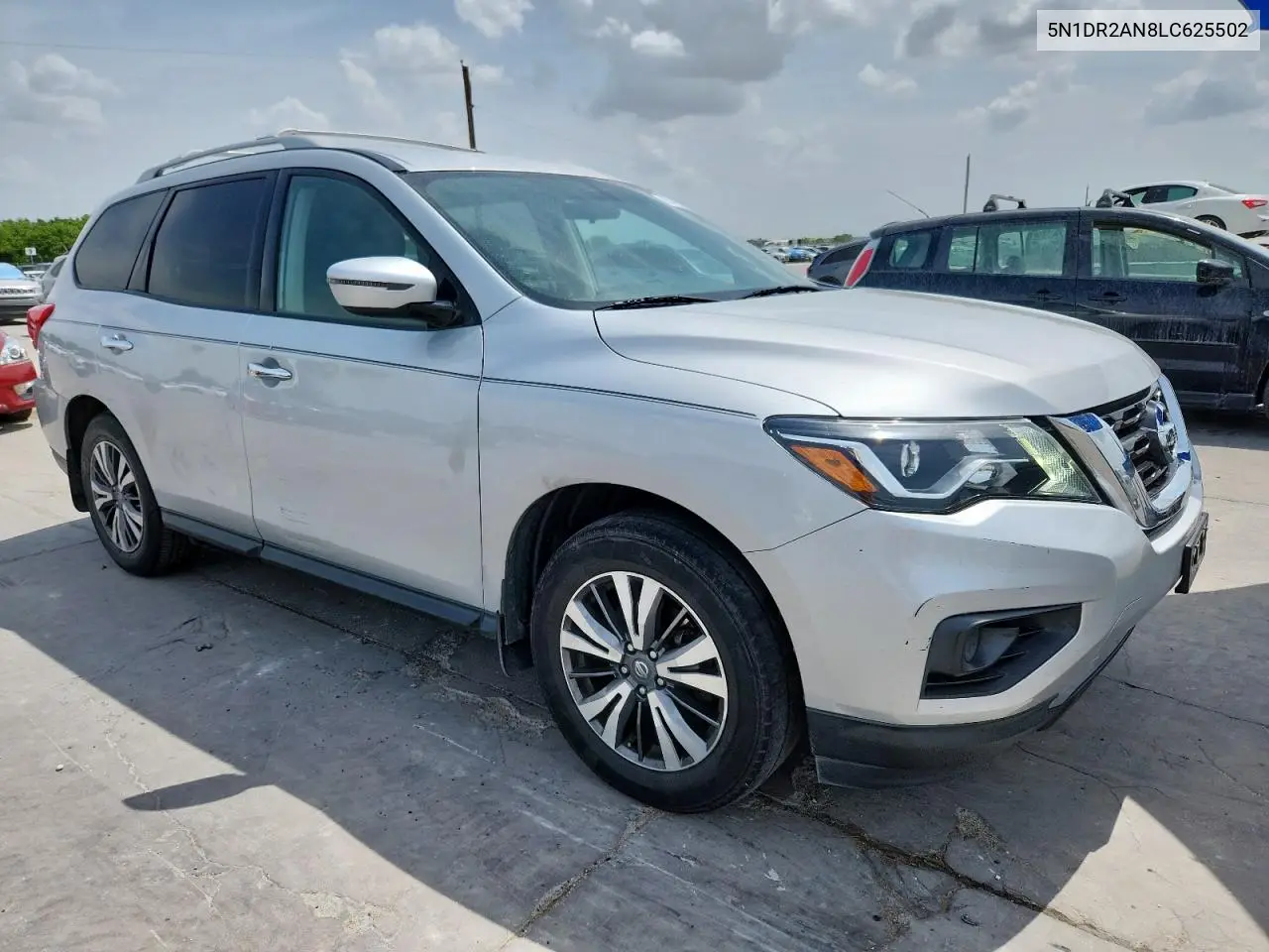 2020 Nissan Pathfinder S VIN: 5N1DR2AN8LC625502 Lot: 63488445