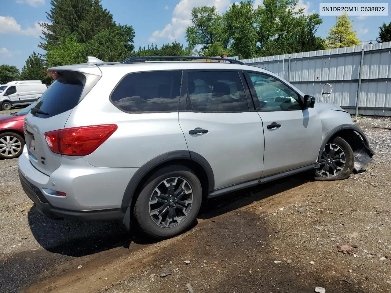 2020 Nissan Pathfinder Sl VIN: 5N1DR2CM1LC638872 Lot: 63572655