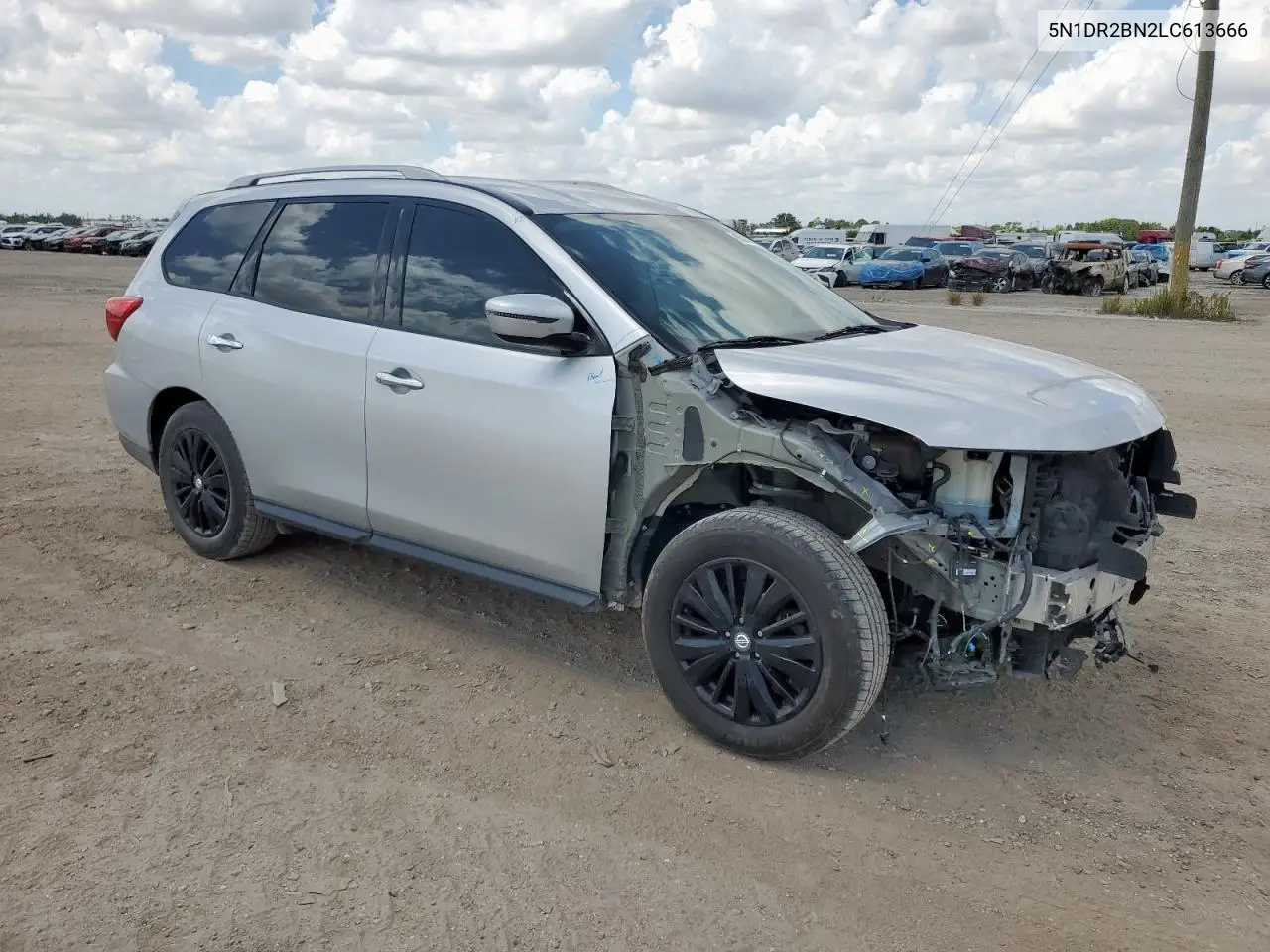 2020 Nissan Pathfinder Sv VIN: 5N1DR2BN2LC613666 Lot: 65237345