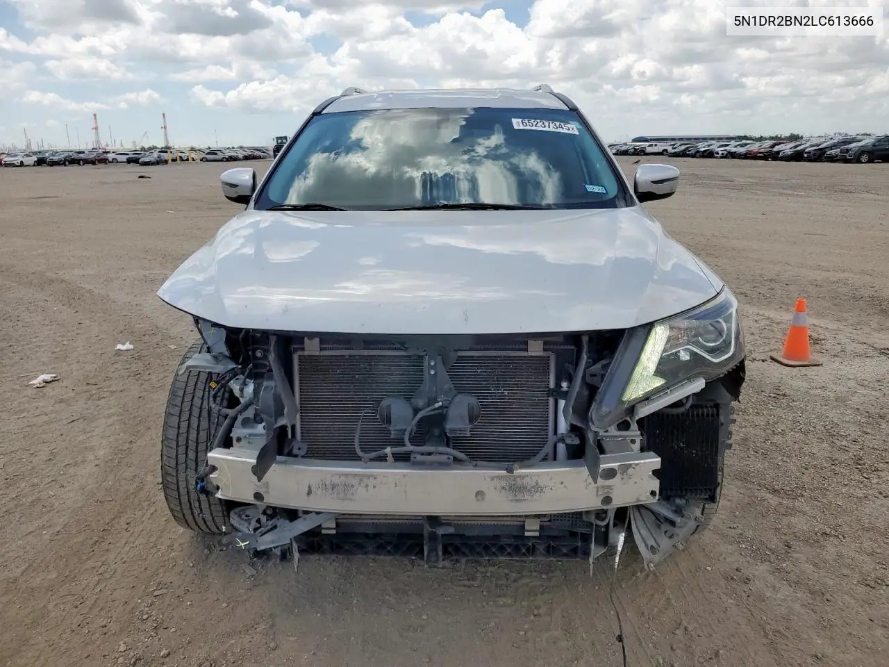 2020 Nissan Pathfinder Sv VIN: 5N1DR2BN2LC613666 Lot: 65237345