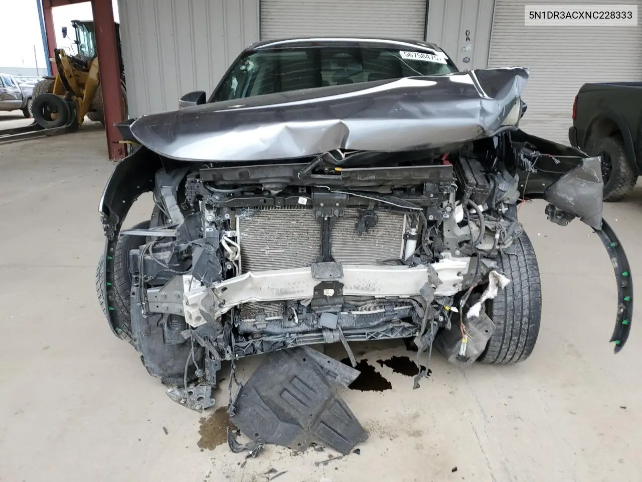 2022 Nissan Pathfinder S VIN: 5N1DR3ACXNC228333 Lot: 56758475