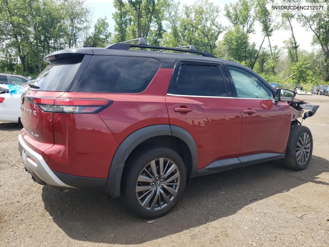 2022 Nissan Pathfinder Sl VIN: 5N1DR3CD6NC212071 Lot: 62141785