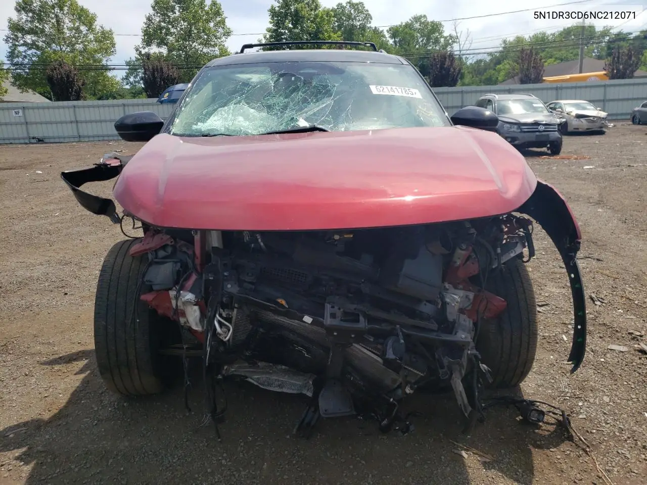 2022 Nissan Pathfinder Sl VIN: 5N1DR3CD6NC212071 Lot: 62141785