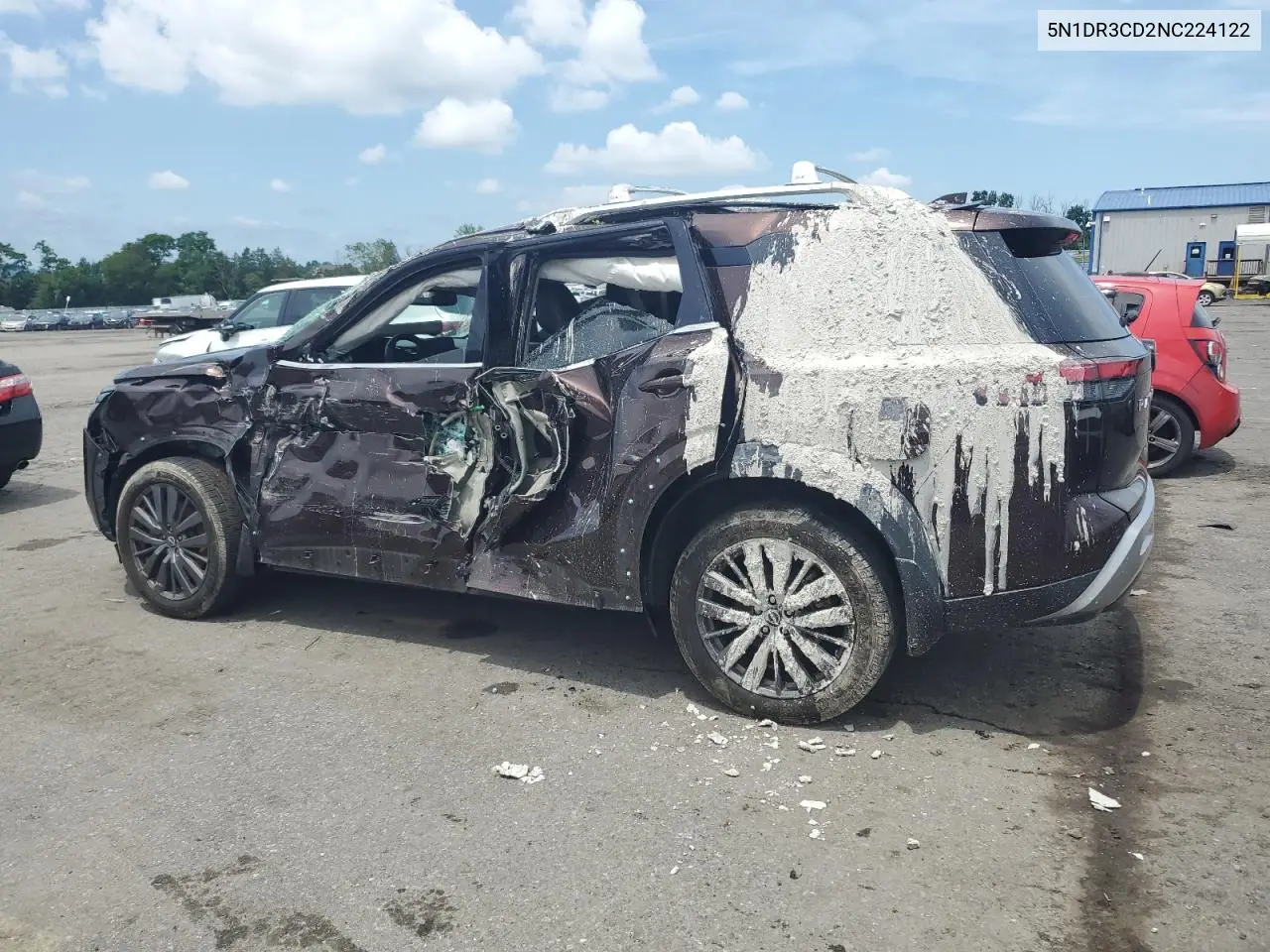 2022 Nissan Pathfinder Sl VIN: 5N1DR3CD2NC224122 Lot: 62628345