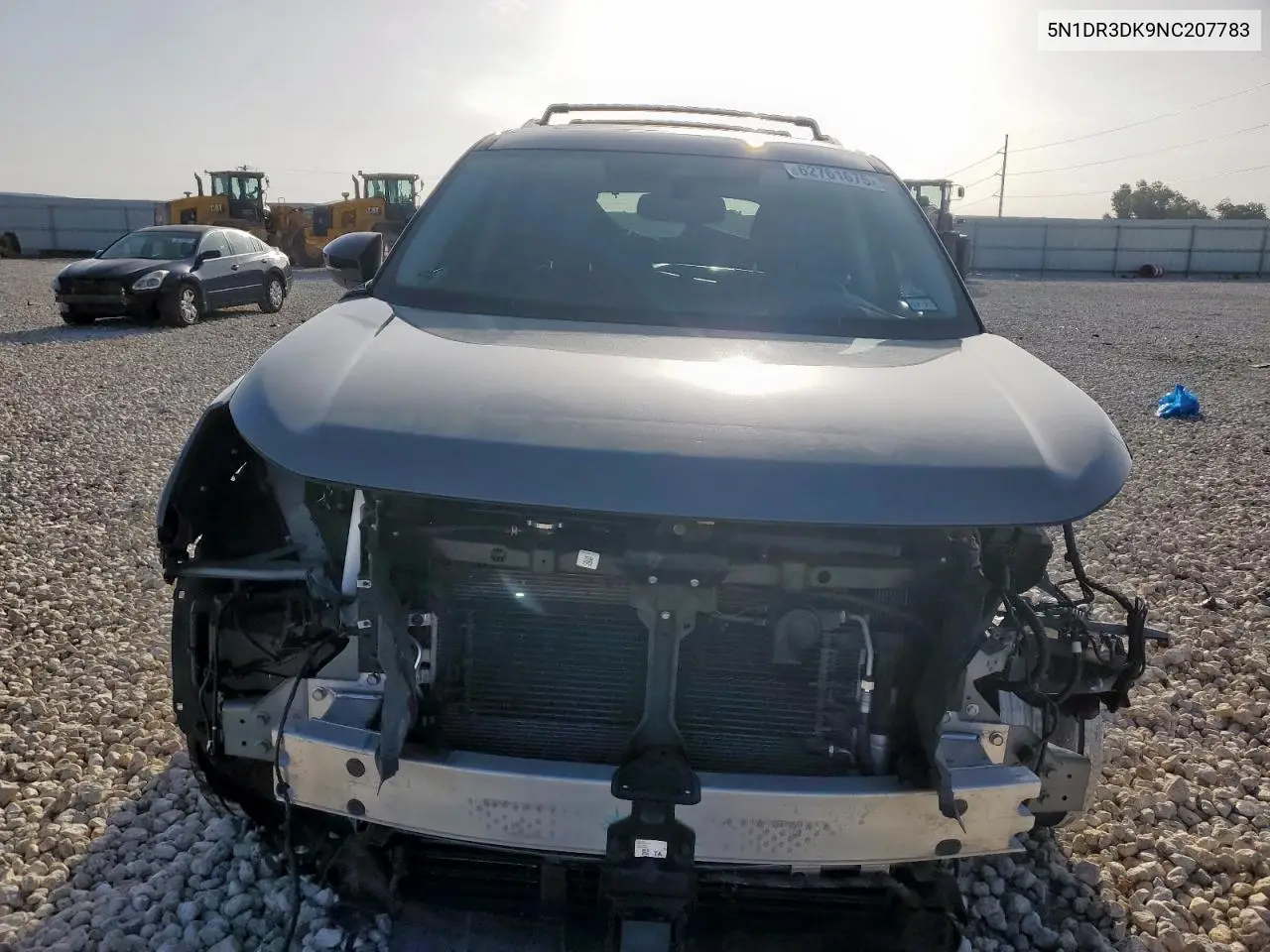 2022 Nissan Pathfinder Platinum VIN: 5N1DR3DK9NC207783 Lot: 62761675