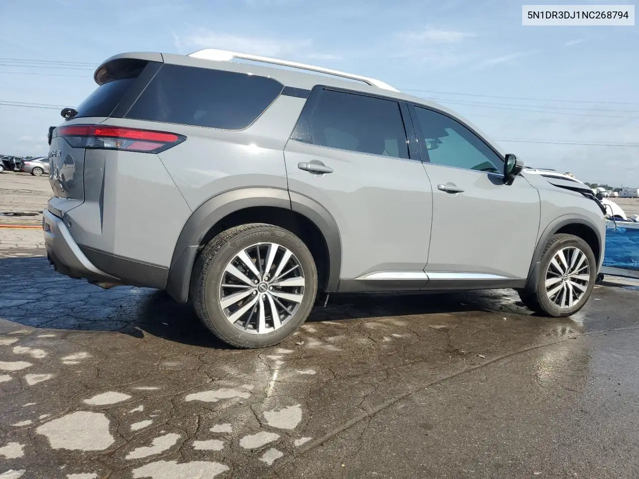 2022 Nissan Pathfinder Platinum VIN: 5N1DR3DJ1NC268794 Lot: 62912015