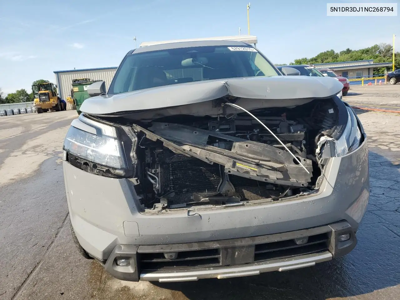 2022 Nissan Pathfinder Platinum VIN: 5N1DR3DJ1NC268794 Lot: 62912015