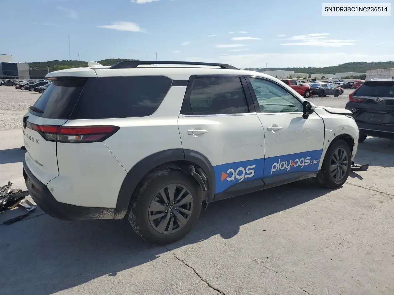 2022 Nissan Pathfinder Sv VIN: 5N1DR3BC1NC236514 Lot: 64679045