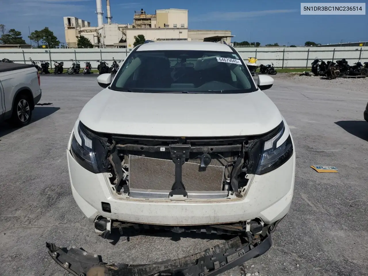 2022 Nissan Pathfinder Sv VIN: 5N1DR3BC1NC236514 Lot: 64679045