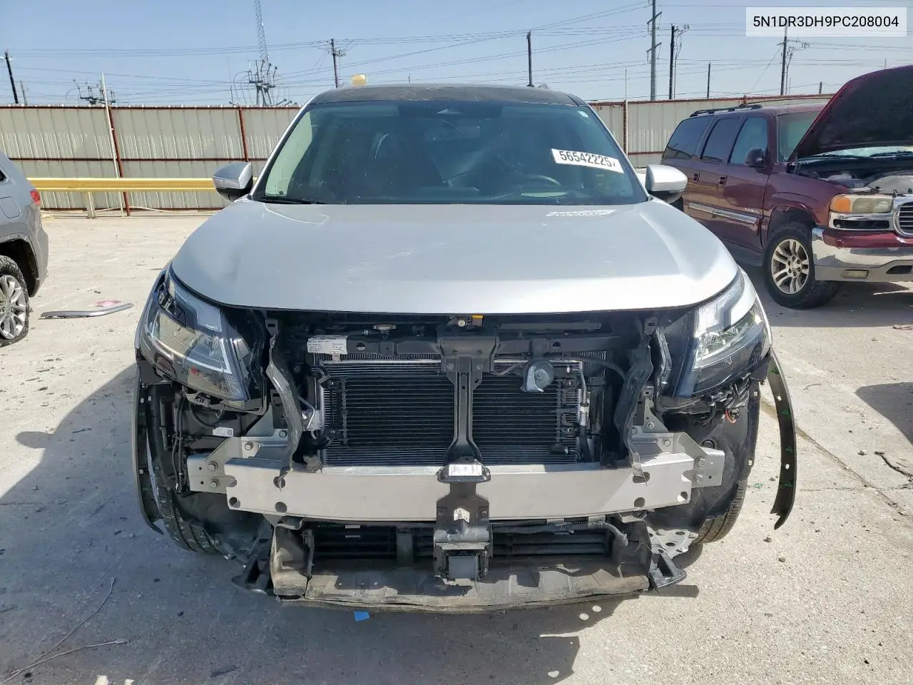 2023 Nissan Pathfinder Platinum VIN: 5N1DR3DH9PC208004 Lot: 56542225