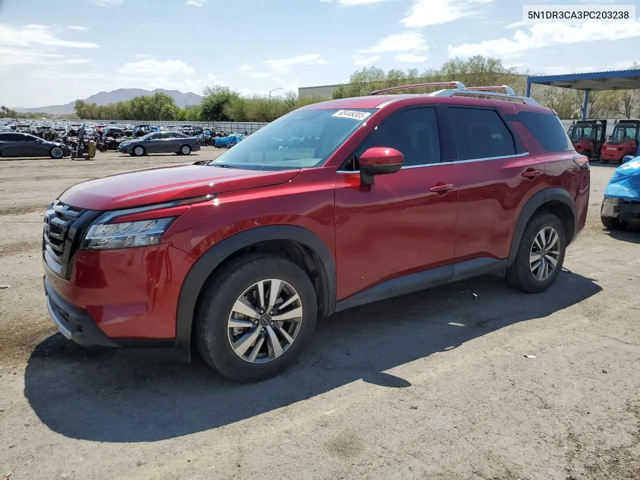 2023 Nissan Pathfinder Sl VIN: 5N1DR3CA3PC203238 Lot: 65449305