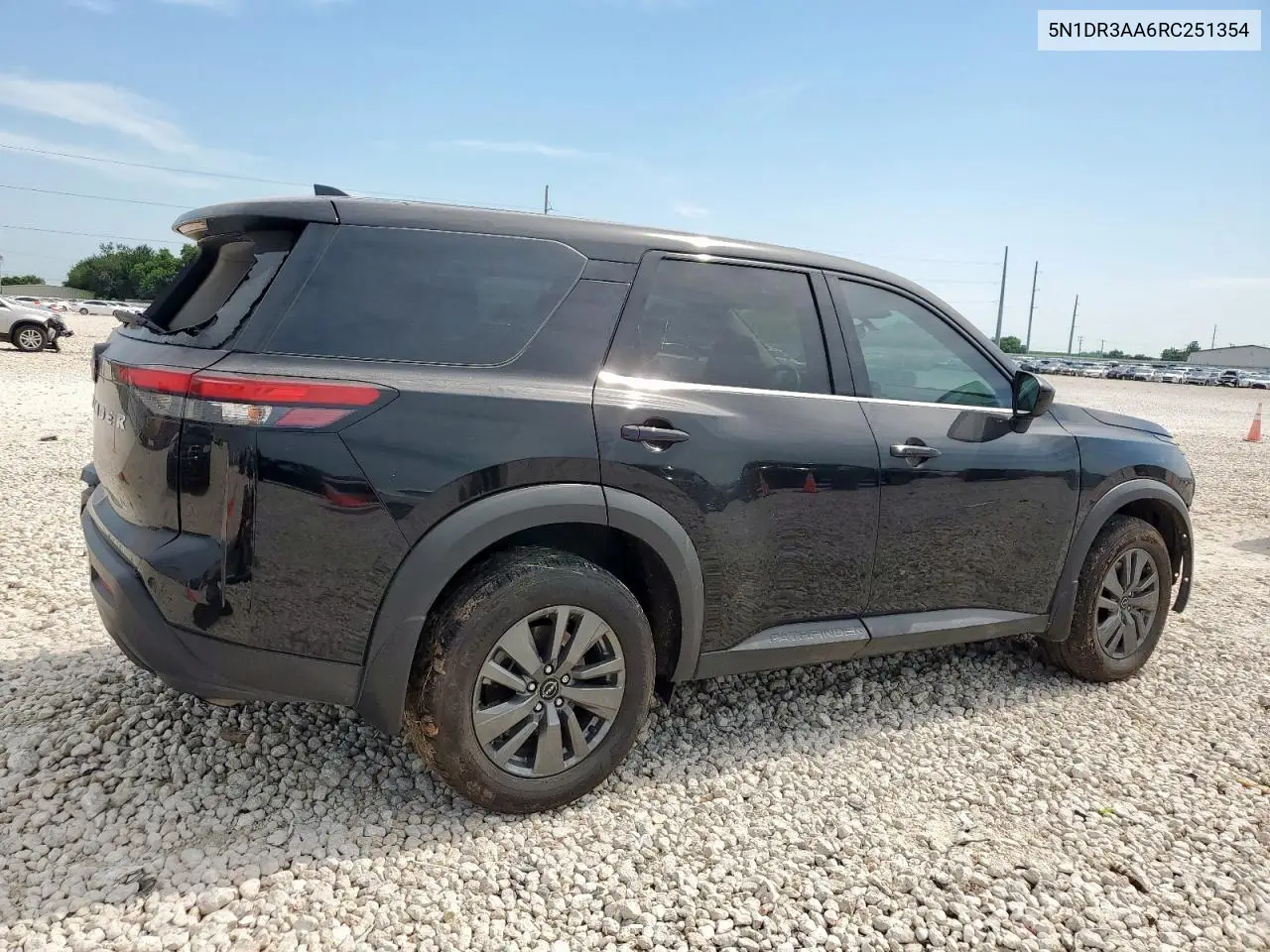 2024 Nissan Pathfinder S VIN: 5N1DR3AA6RC251354 Lot: 56457795