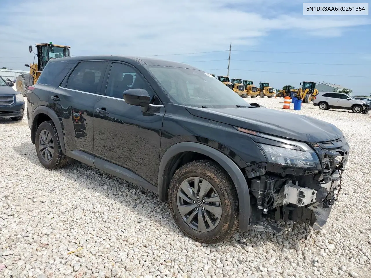 2024 Nissan Pathfinder S VIN: 5N1DR3AA6RC251354 Lot: 56457795