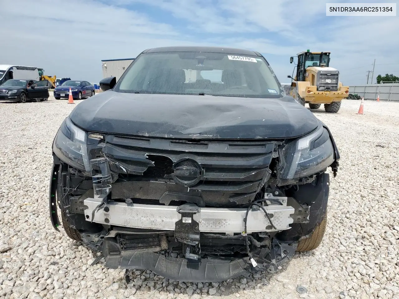 2024 Nissan Pathfinder S VIN: 5N1DR3AA6RC251354 Lot: 56457795
