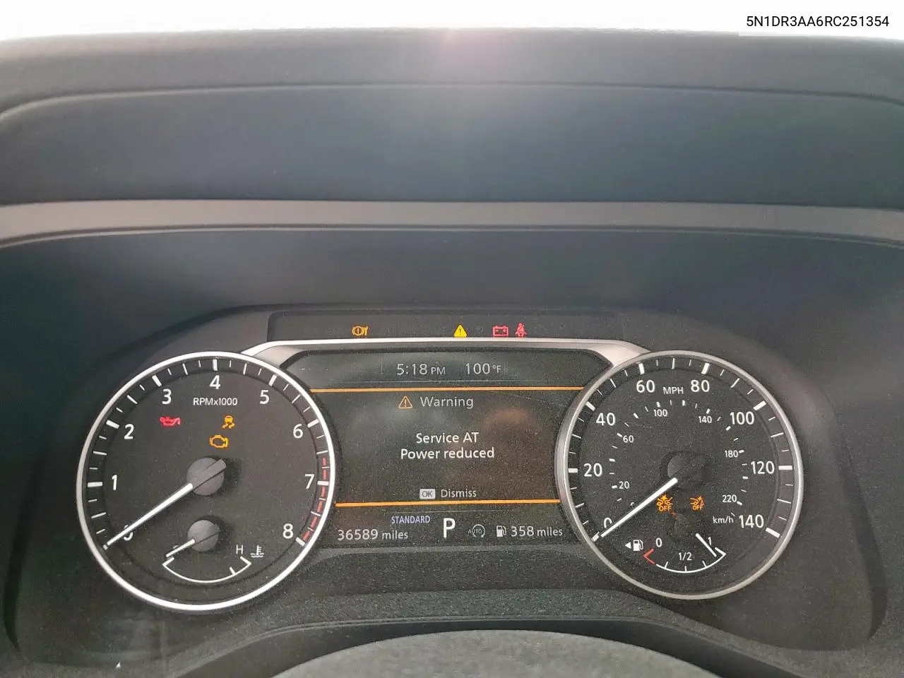 2024 Nissan Pathfinder S VIN: 5N1DR3AA6RC251354 Lot: 56457795