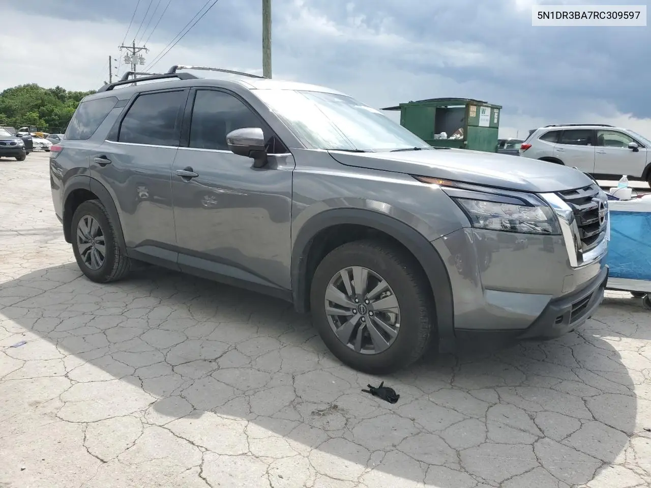 2024 Nissan Pathfinder Sv VIN: 5N1DR3BA7RC309597 Lot: 56742315