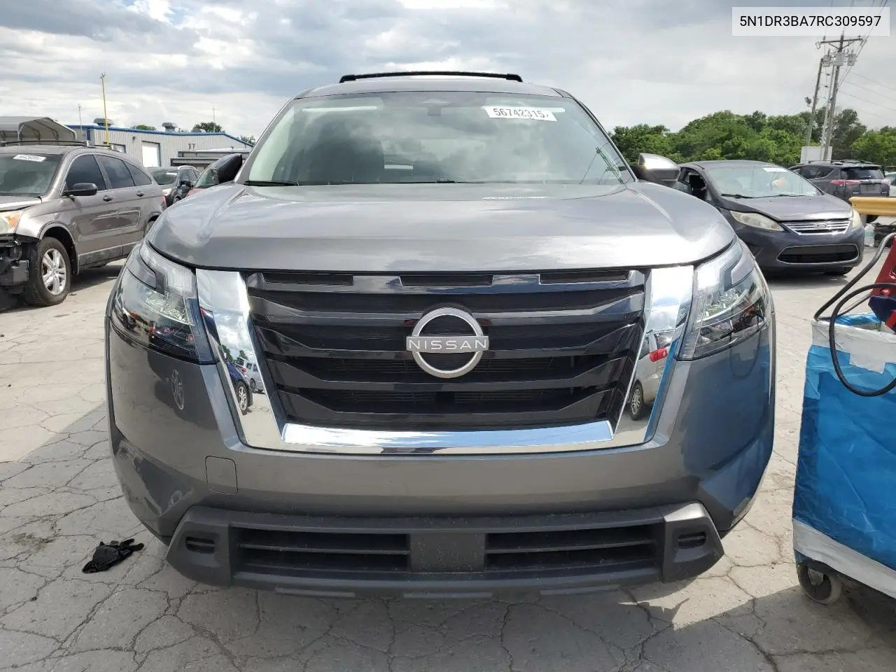 2024 Nissan Pathfinder Sv VIN: 5N1DR3BA7RC309597 Lot: 56742315