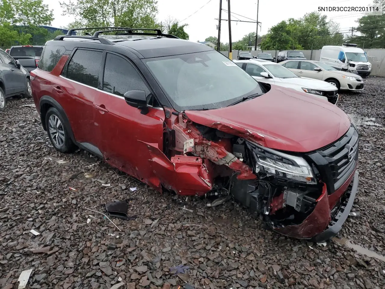 2024 Nissan Pathfinder Sl VIN: 5N1DR3CC2RC201114 Lot: 56775315