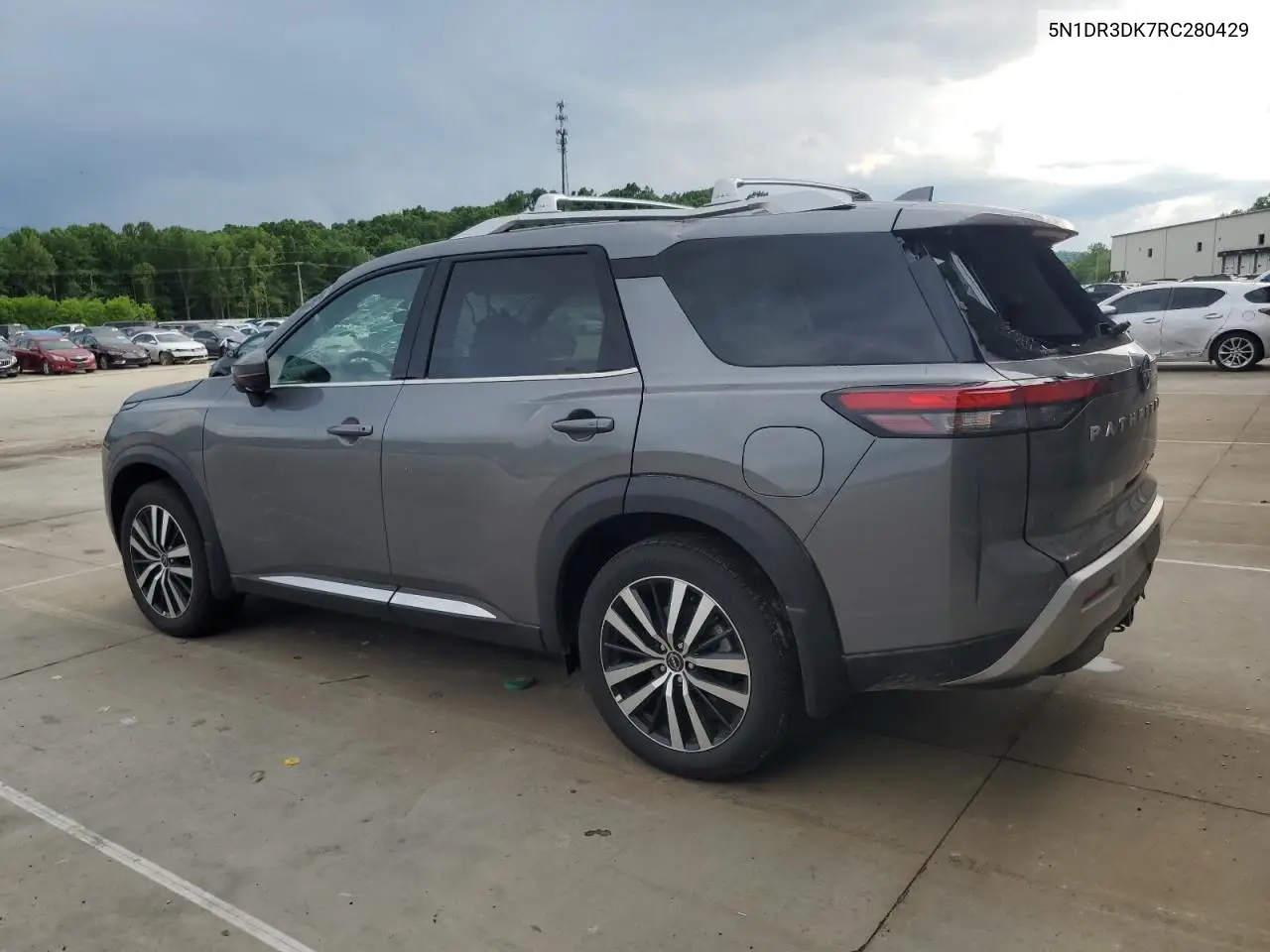 2024 Nissan Pathfinder Platinum VIN: 5N1DR3DK7RC280429 Lot: 57045625