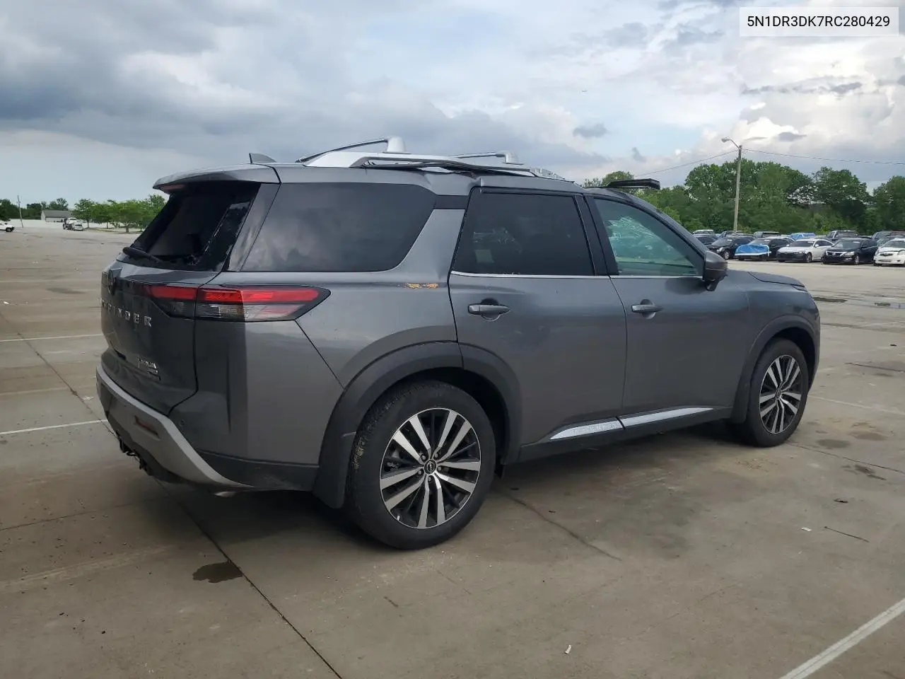2024 Nissan Pathfinder Platinum VIN: 5N1DR3DK7RC280429 Lot: 57045625