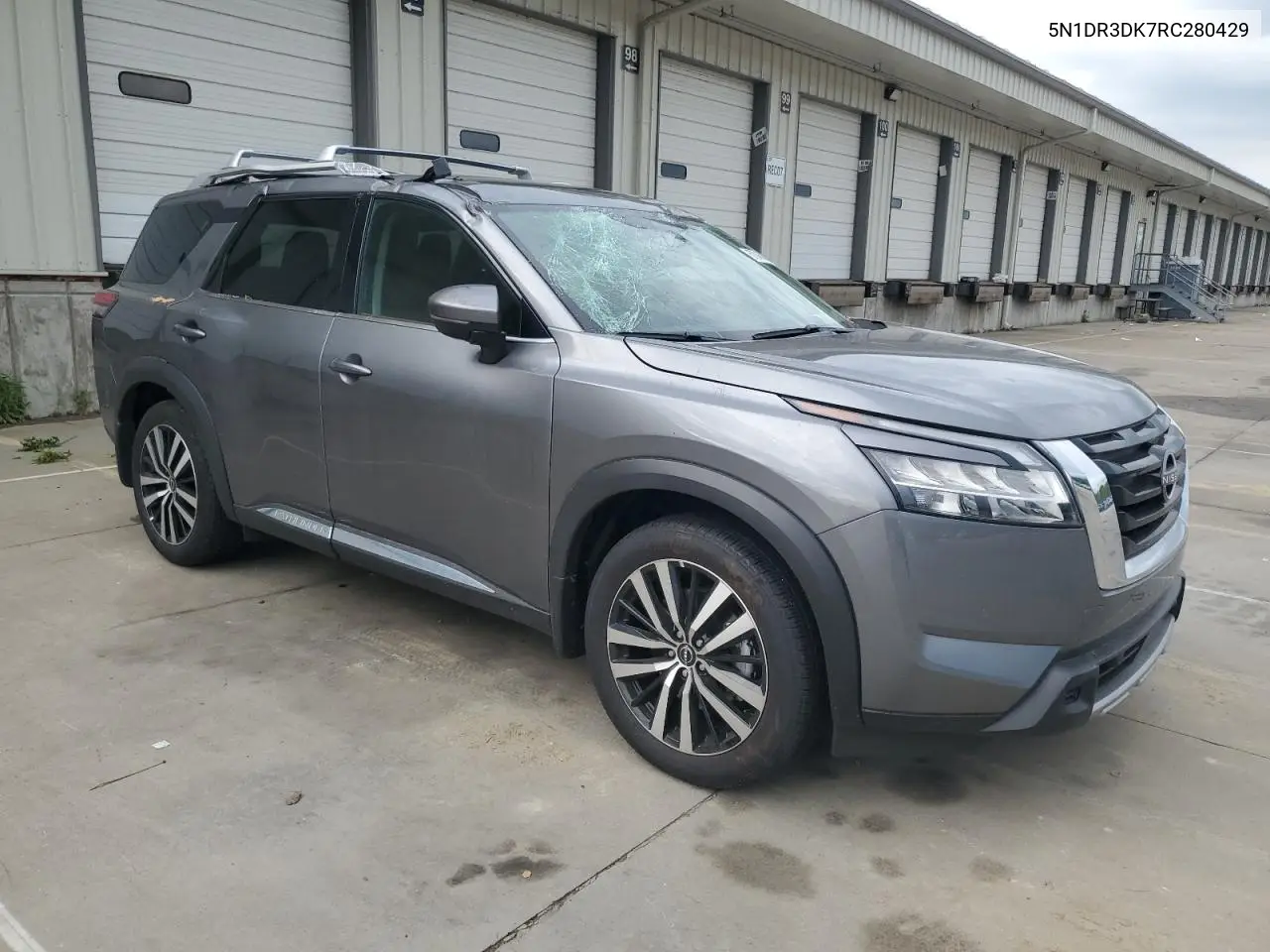 2024 Nissan Pathfinder Platinum VIN: 5N1DR3DK7RC280429 Lot: 57045625