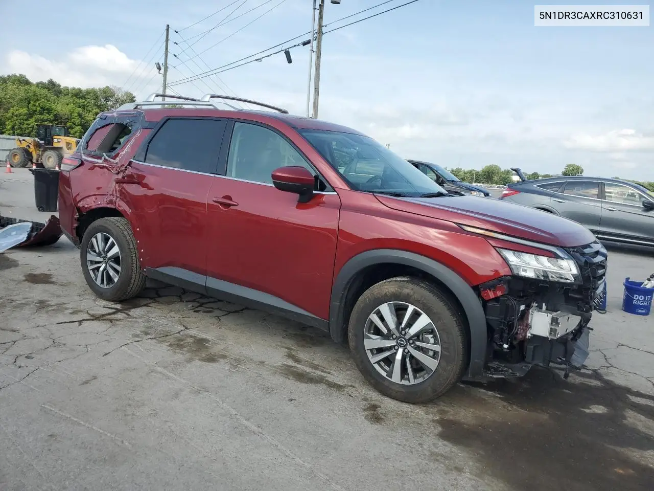 2024 Nissan Pathfinder Sl VIN: 5N1DR3CAXRC310631 Lot: 62862655