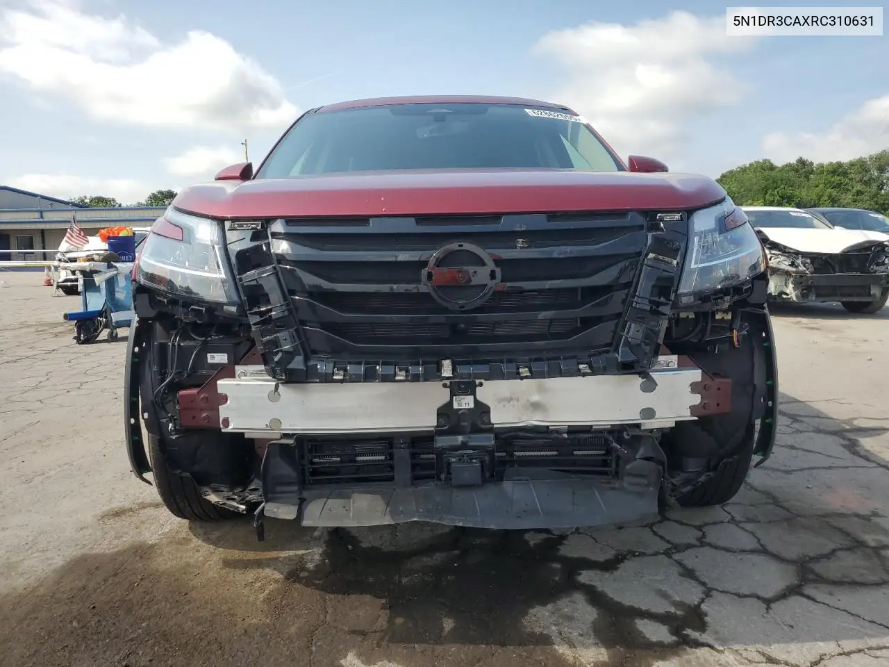 2024 Nissan Pathfinder Sl VIN: 5N1DR3CAXRC310631 Lot: 62862655