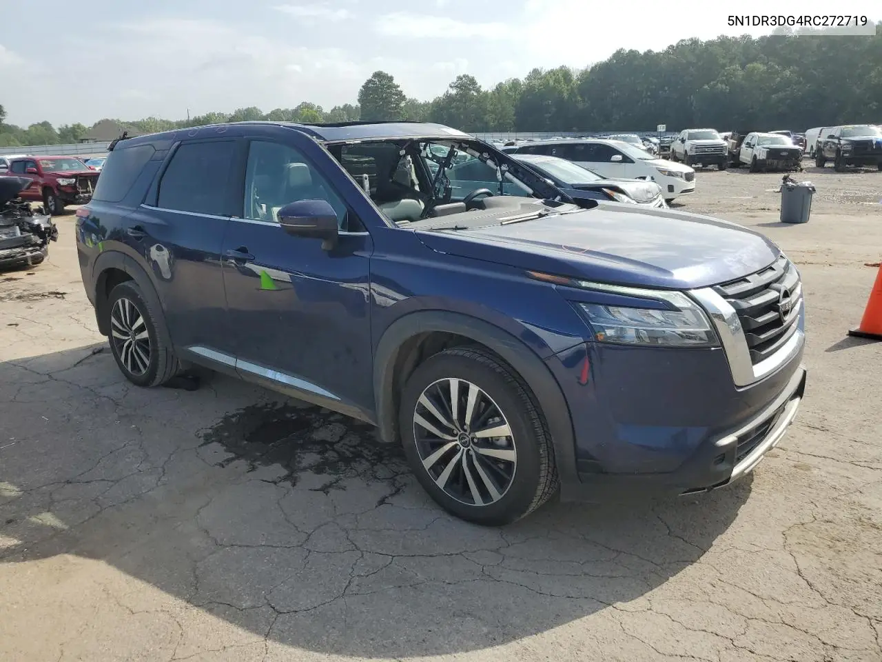 2024 Nissan Pathfinder Platinum VIN: 5N1DR3DG4RC272719 Lot: 63039885