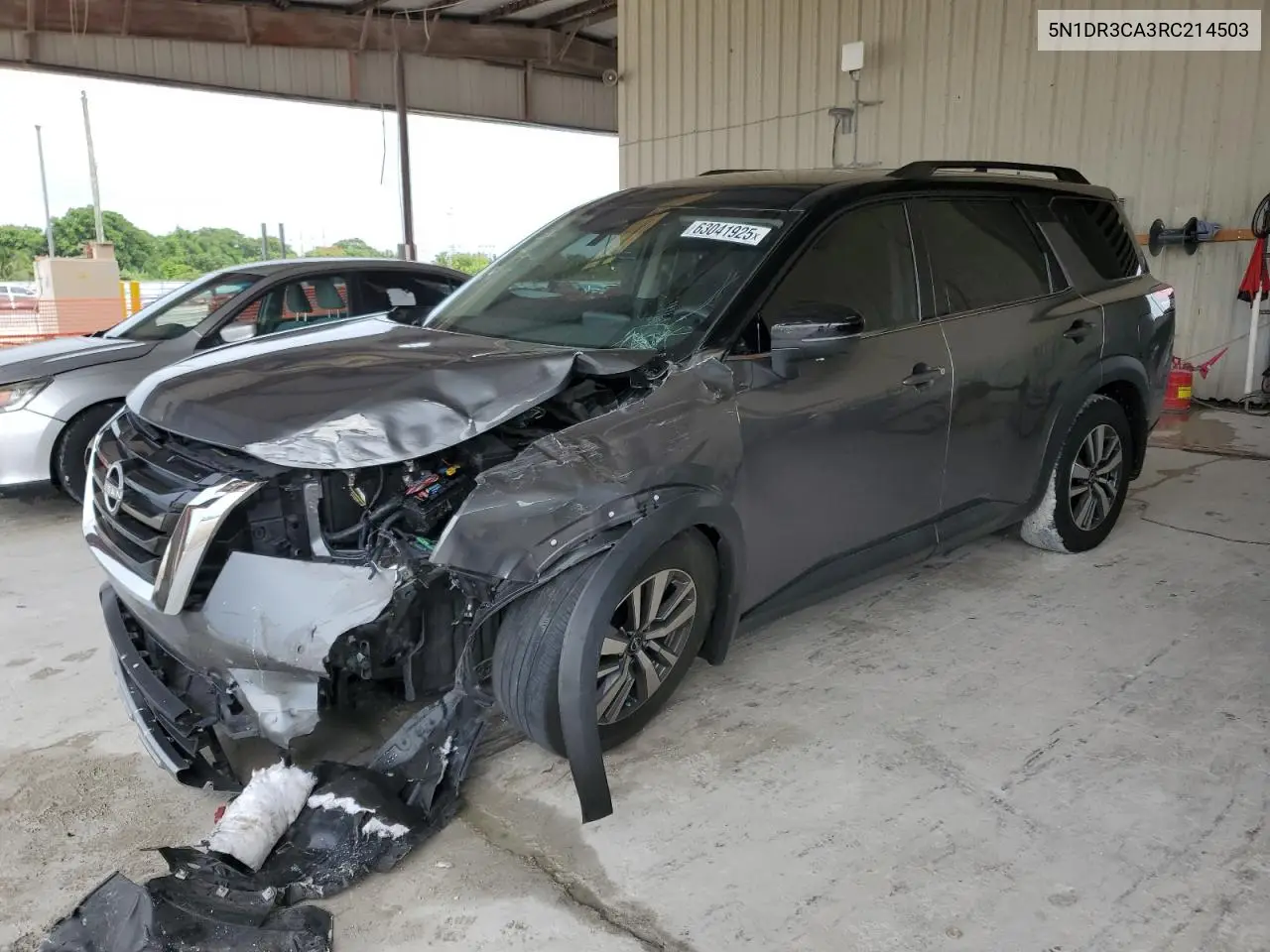 2024 Nissan Pathfinder Sl VIN: 5N1DR3CA3RC214503 Lot: 63041925