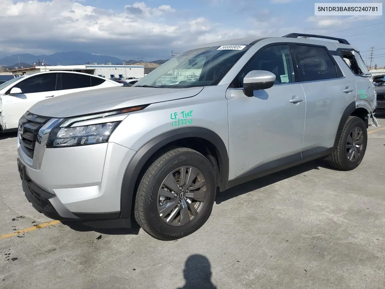 2025 Nissan Pathfinder Sv VIN: 5N1DR3BA8SC240781 Lot: 56686905