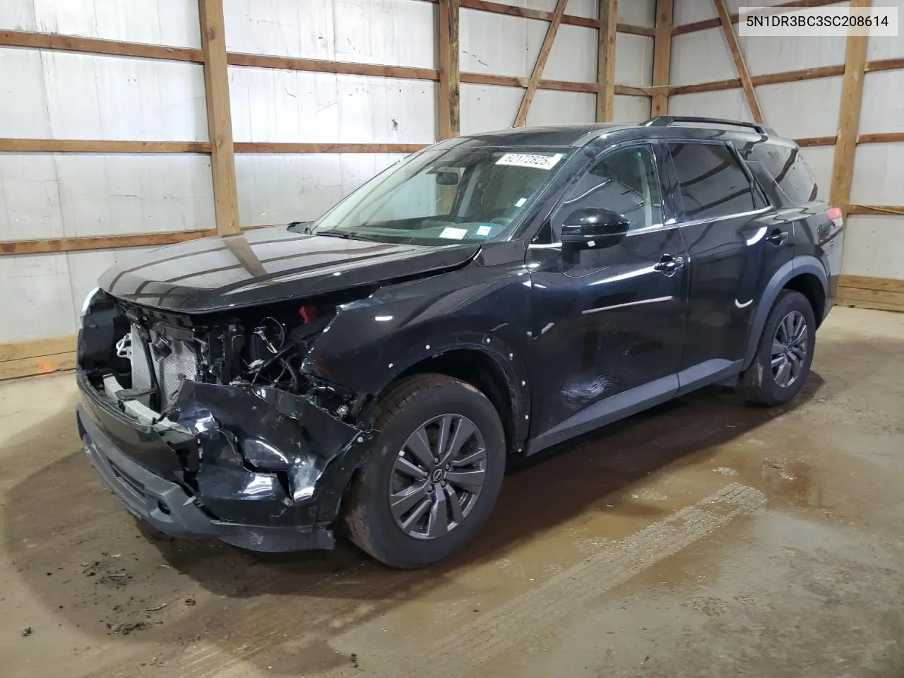 2025 Nissan Pathfinder Sv VIN: 5N1DR3BC3SC208614 Lot: 62172825