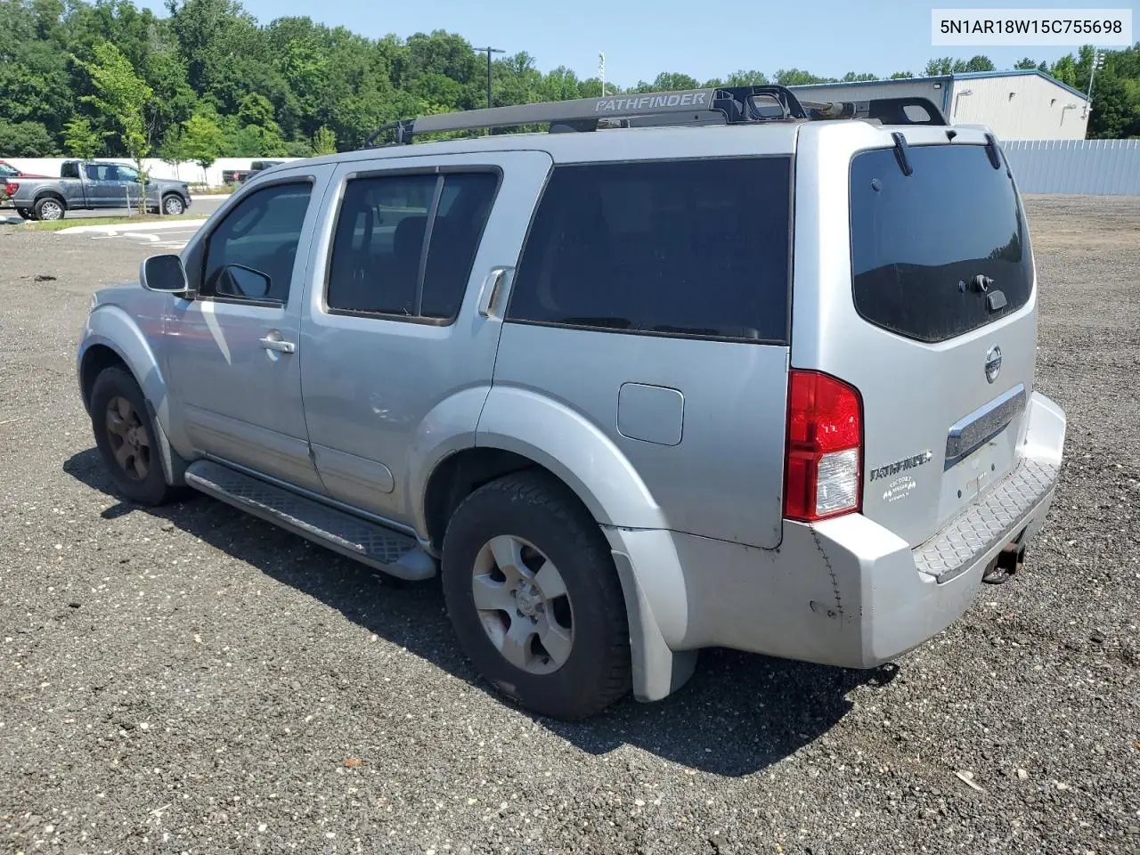 2005 Nissan Pathfinder Le VIN: 5N1AR18W15C755698 Lot: 62778415