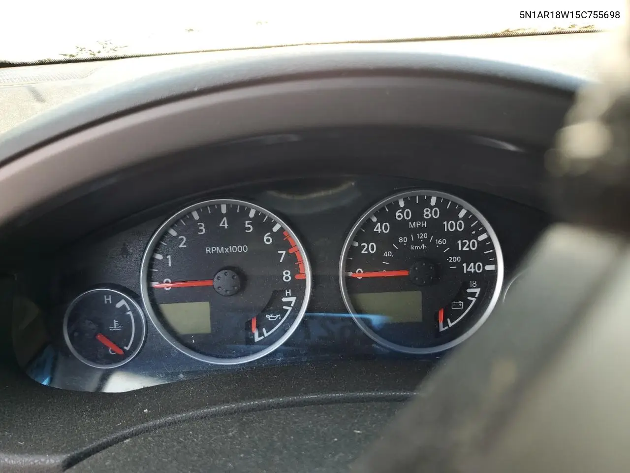 2005 Nissan Pathfinder Le VIN: 5N1AR18W15C755698 Lot: 62778415
