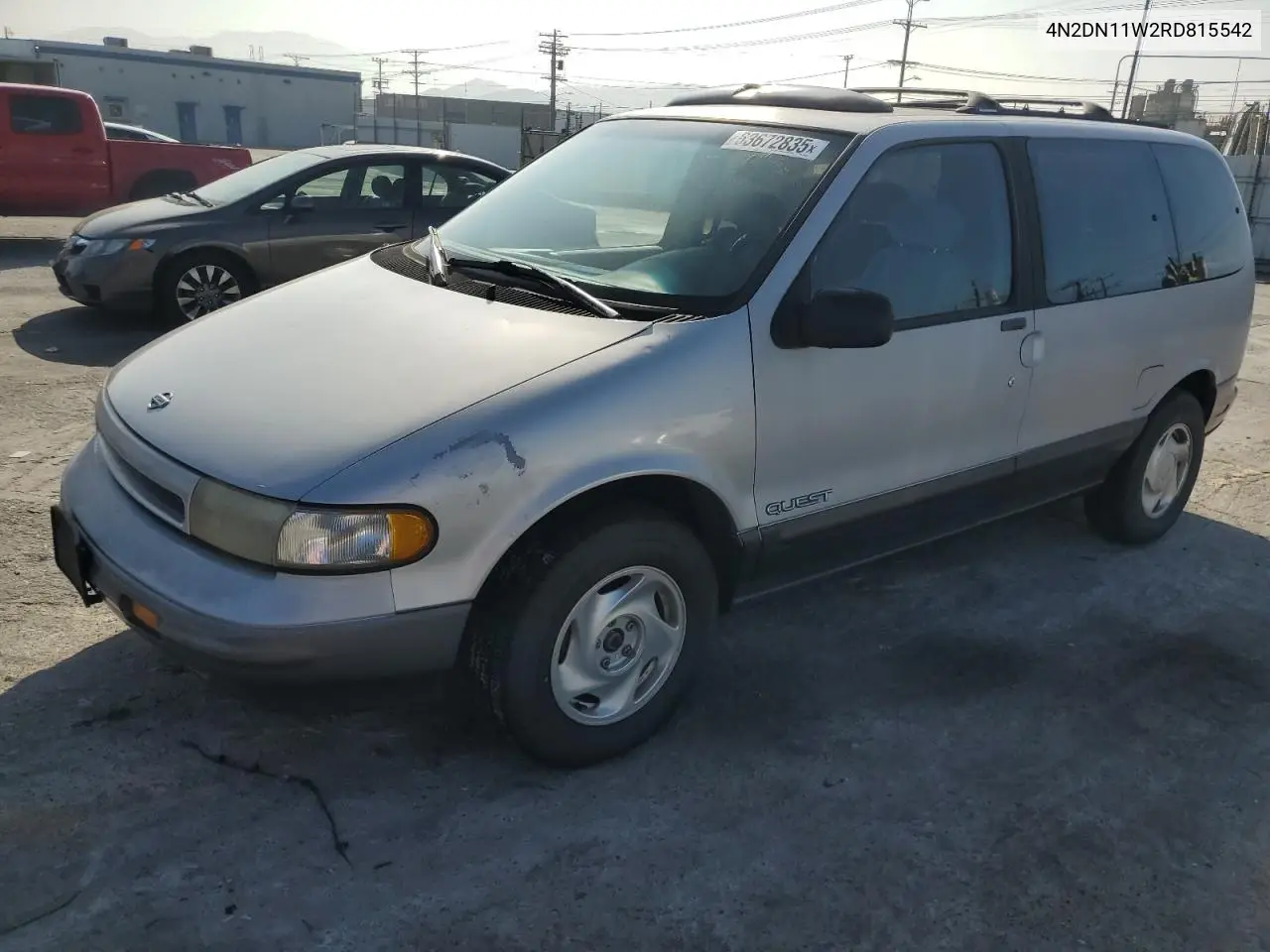 1994 Nissan Quest Xe VIN: 4N2DN11W2RD815542 Lot: 63672835