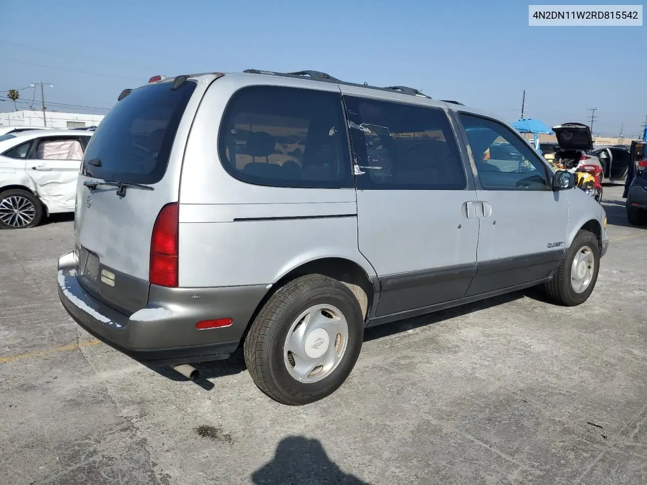 1994 Nissan Quest Xe VIN: 4N2DN11W2RD815542 Lot: 63672835