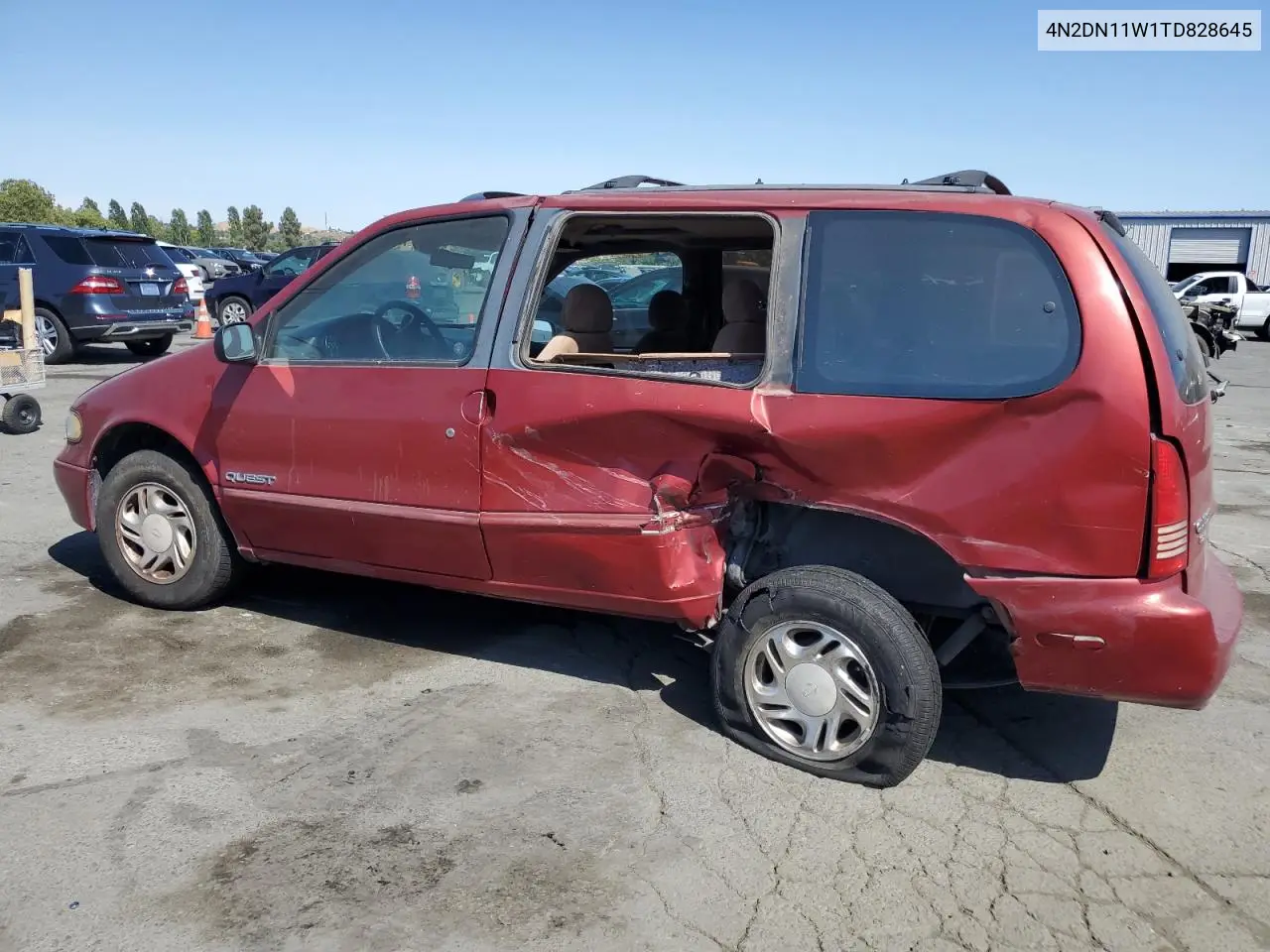 1996 Nissan Quest Xe VIN: 4N2DN11W1TD828645 Lot: 61612015