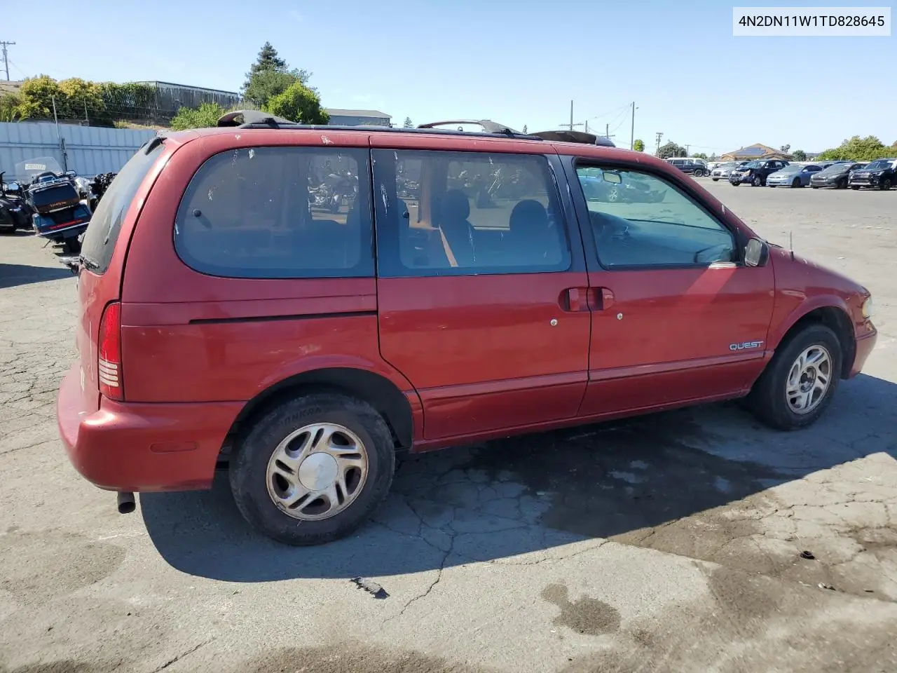 1996 Nissan Quest Xe VIN: 4N2DN11W1TD828645 Lot: 61612015