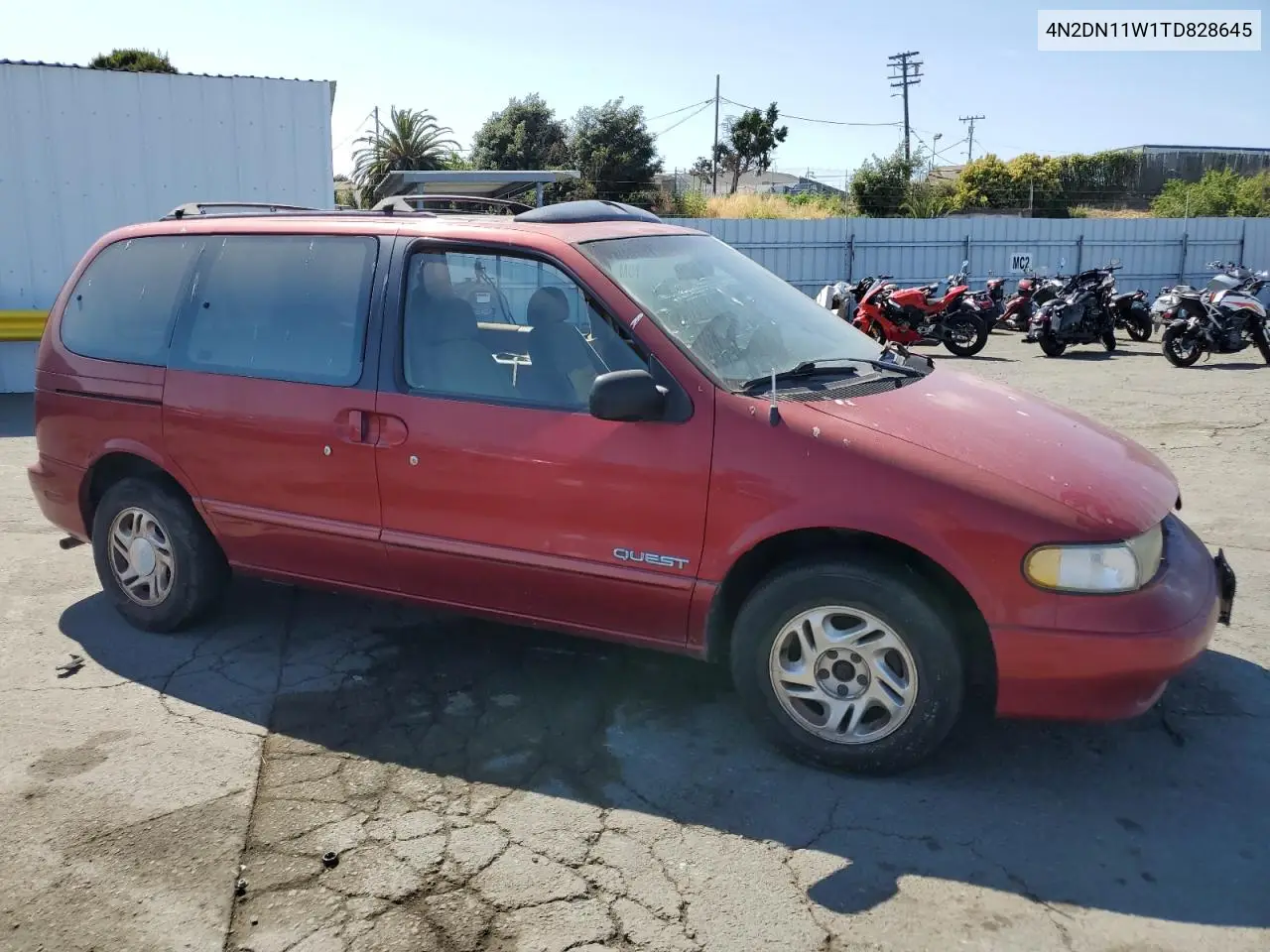 1996 Nissan Quest Xe VIN: 4N2DN11W1TD828645 Lot: 61612015