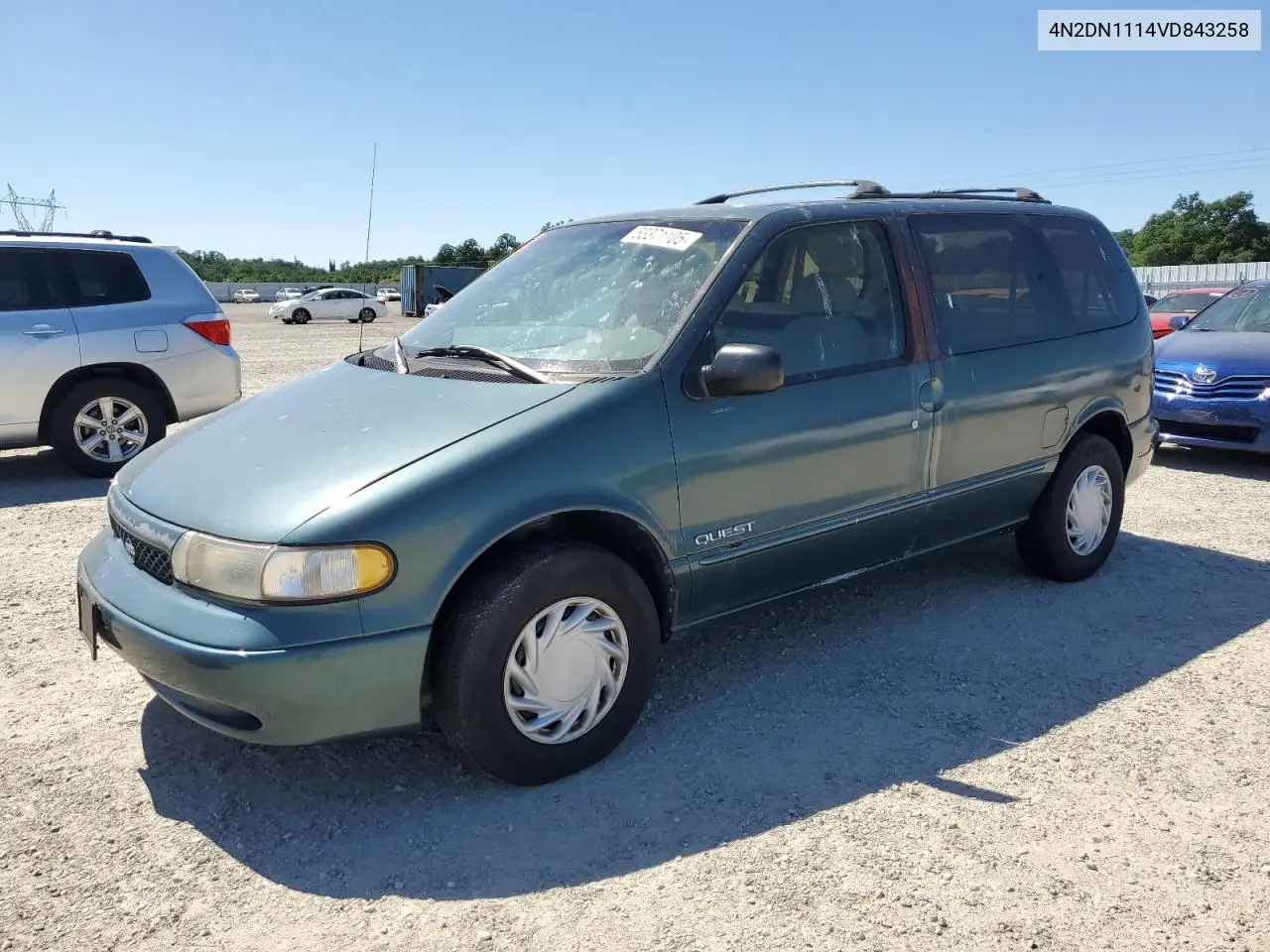 1997 Nissan Quest Xe VIN: 4N2DN1114VD843258 Lot: 53371105