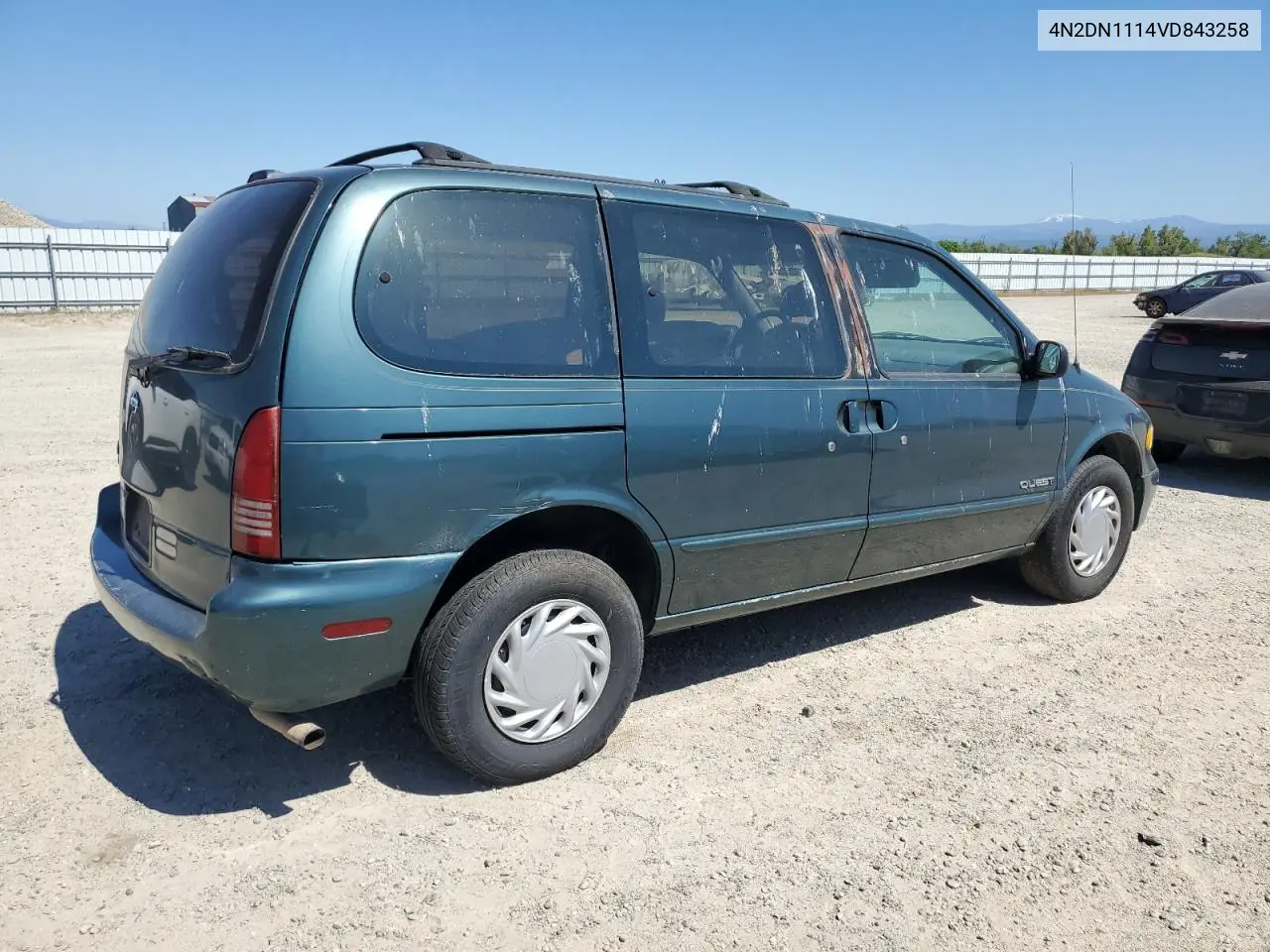 1997 Nissan Quest Xe VIN: 4N2DN1114VD843258 Lot: 53371105