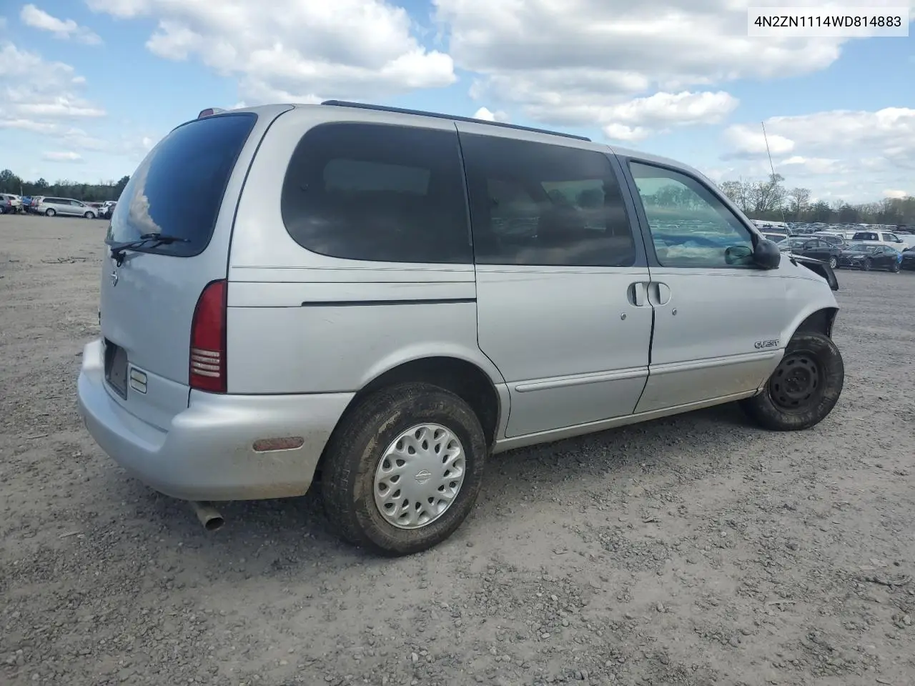 1998 Nissan Quest Xe VIN: 4N2ZN1114WD814883 Lot: 53458575