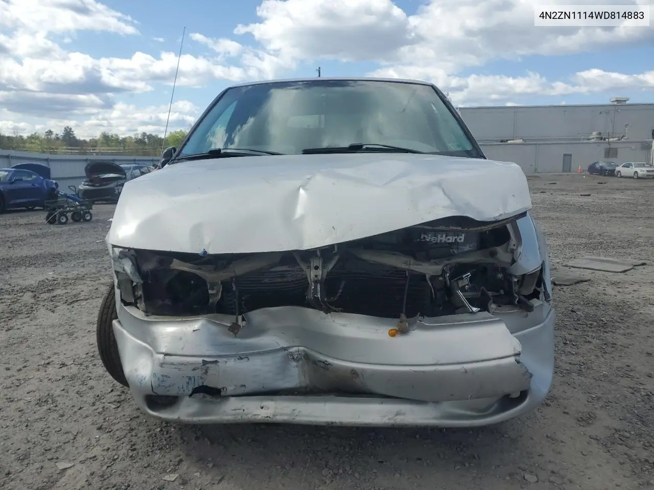 1998 Nissan Quest Xe VIN: 4N2ZN1114WD814883 Lot: 53458575