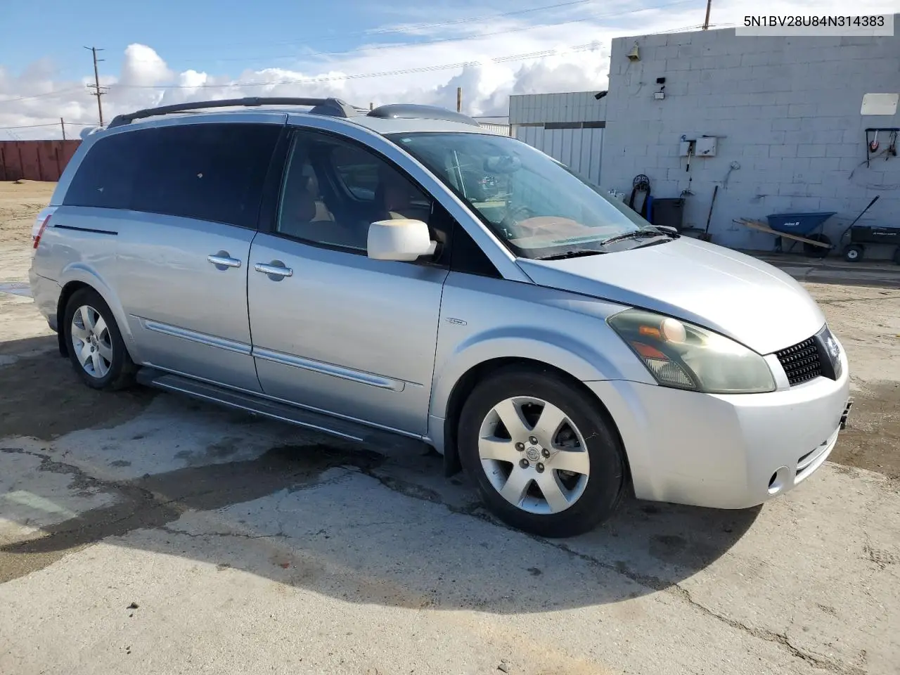 2004 Nissan Quest S VIN: 5N1BV28U84N314383 Lot: 48615145
