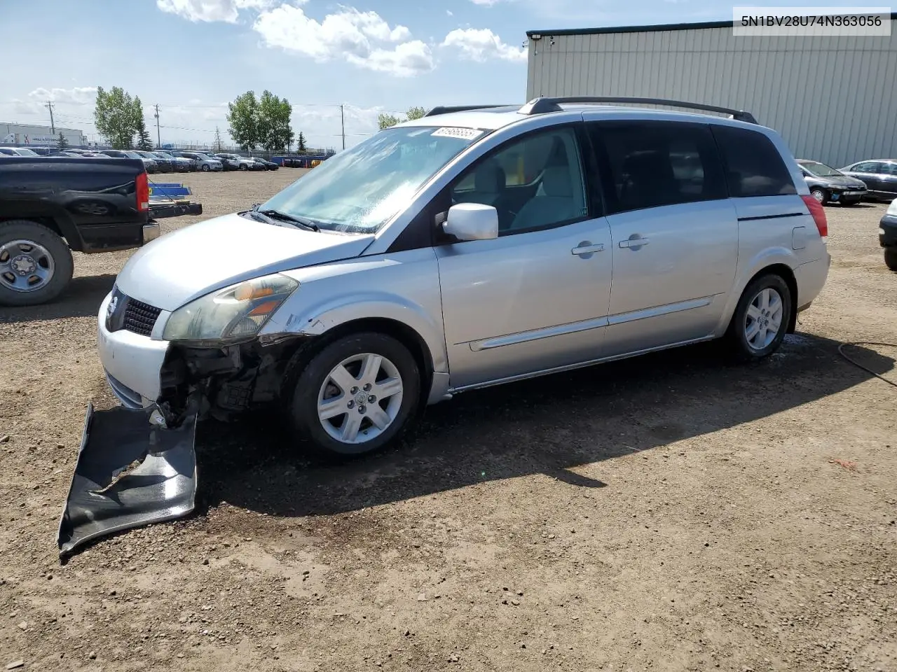 2004 Nissan Quest S VIN: 5N1BV28U74N363056 Lot: 61986855