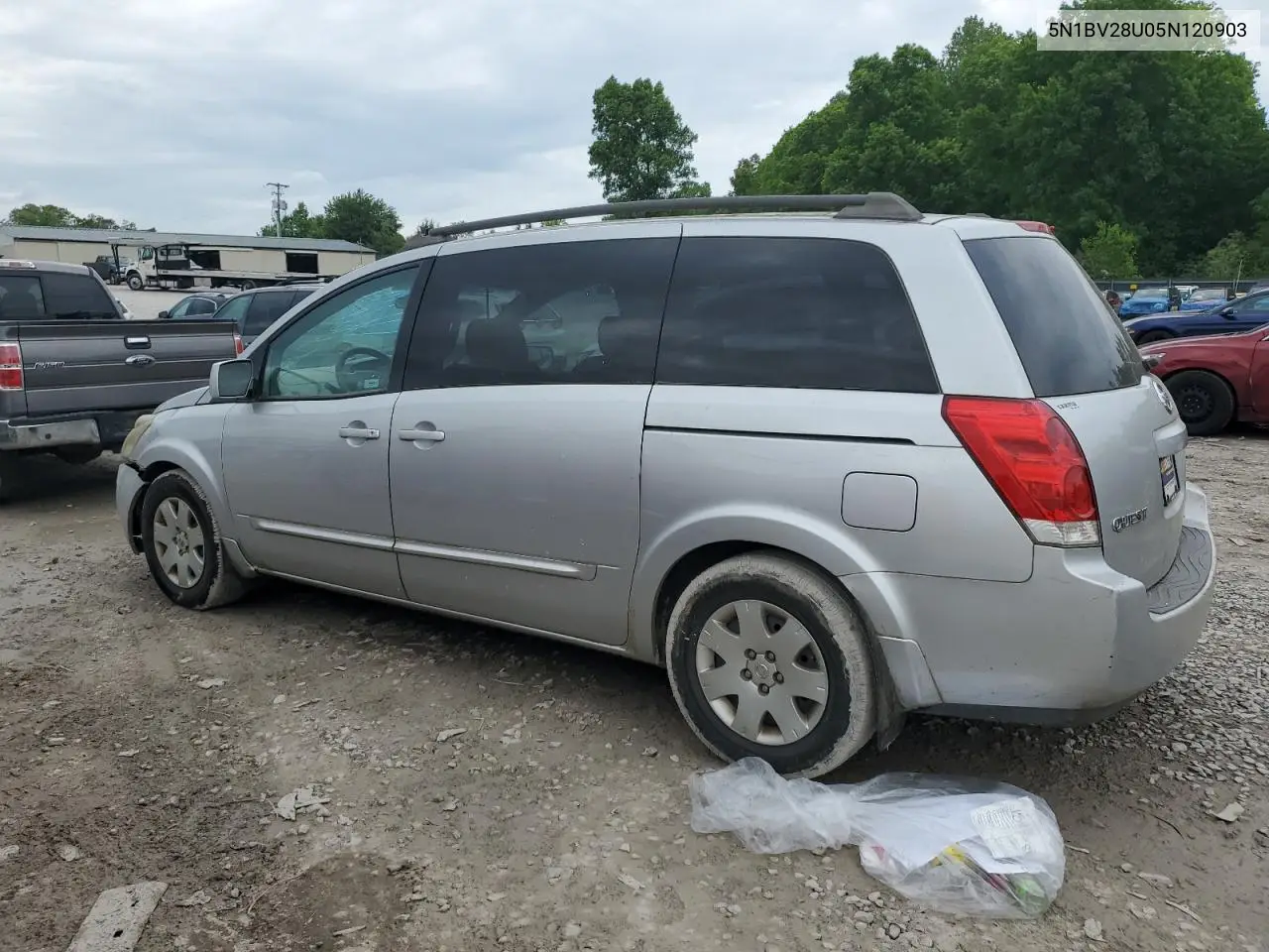 2005 Nissan Quest S VIN: 5N1BV28U05N120903 Lot: 51995905