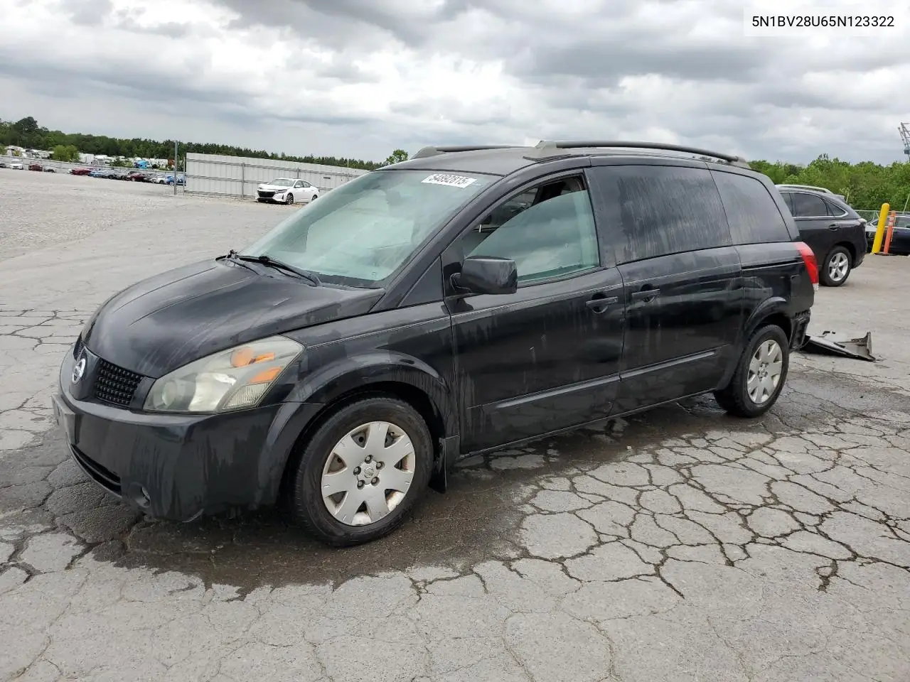 2005 Nissan Quest S VIN: 5N1BV28U65N123322 Lot: 54892815