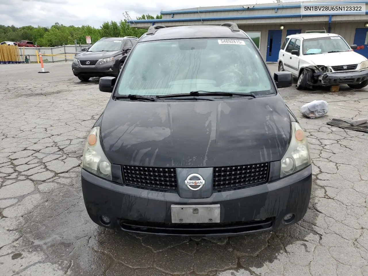 2005 Nissan Quest S VIN: 5N1BV28U65N123322 Lot: 54892815