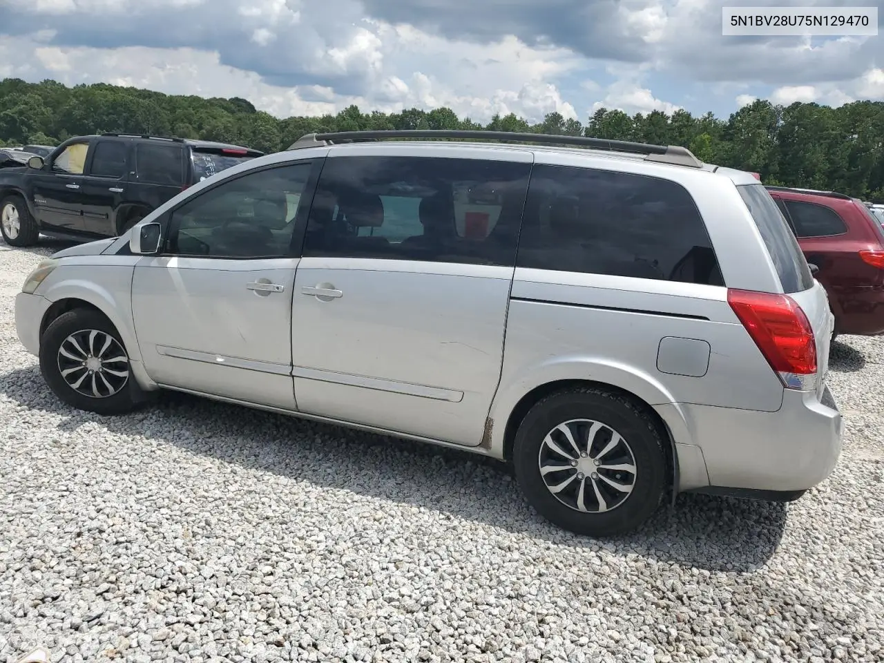 2005 Nissan Quest S VIN: 5N1BV28U75N129470 Lot: 61971655