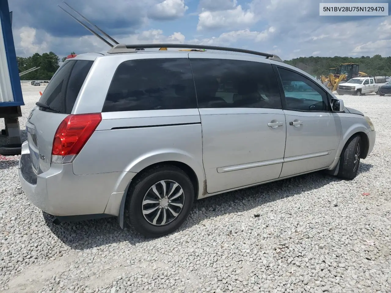 2005 Nissan Quest S VIN: 5N1BV28U75N129470 Lot: 61971655